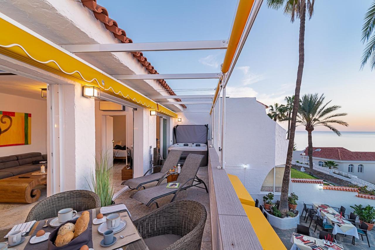 Mogan Luxury Apartment, Sea Views, Jacuzzi And Sauna. Exterior photo
